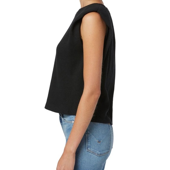 Hudson Los Angeles shoulder pad sleeveless tee - Picture 3 of 5